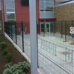 298-COM Woven wire fence enclosure