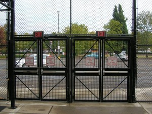 290-Commercial Custom security fence & gates