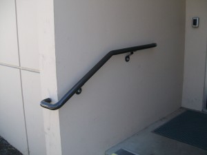 273 ODOT, interior ornamental iron handrail