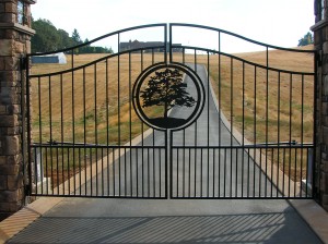 244 Custom ornamental gate w/operator, Salem, Oregon
