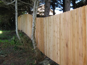 154 Dog eared one sided fence, Lincoln City, Oregon
