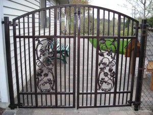 103 custom ornamental iron gate