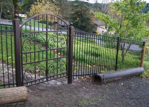 84 custom ornamental walk gate and fence