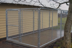 66 chain link dog kennel without the cover