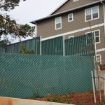 371- pre-slatted chain link-residential