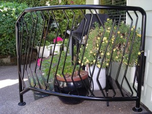 340- Custom ornamental iron handrail